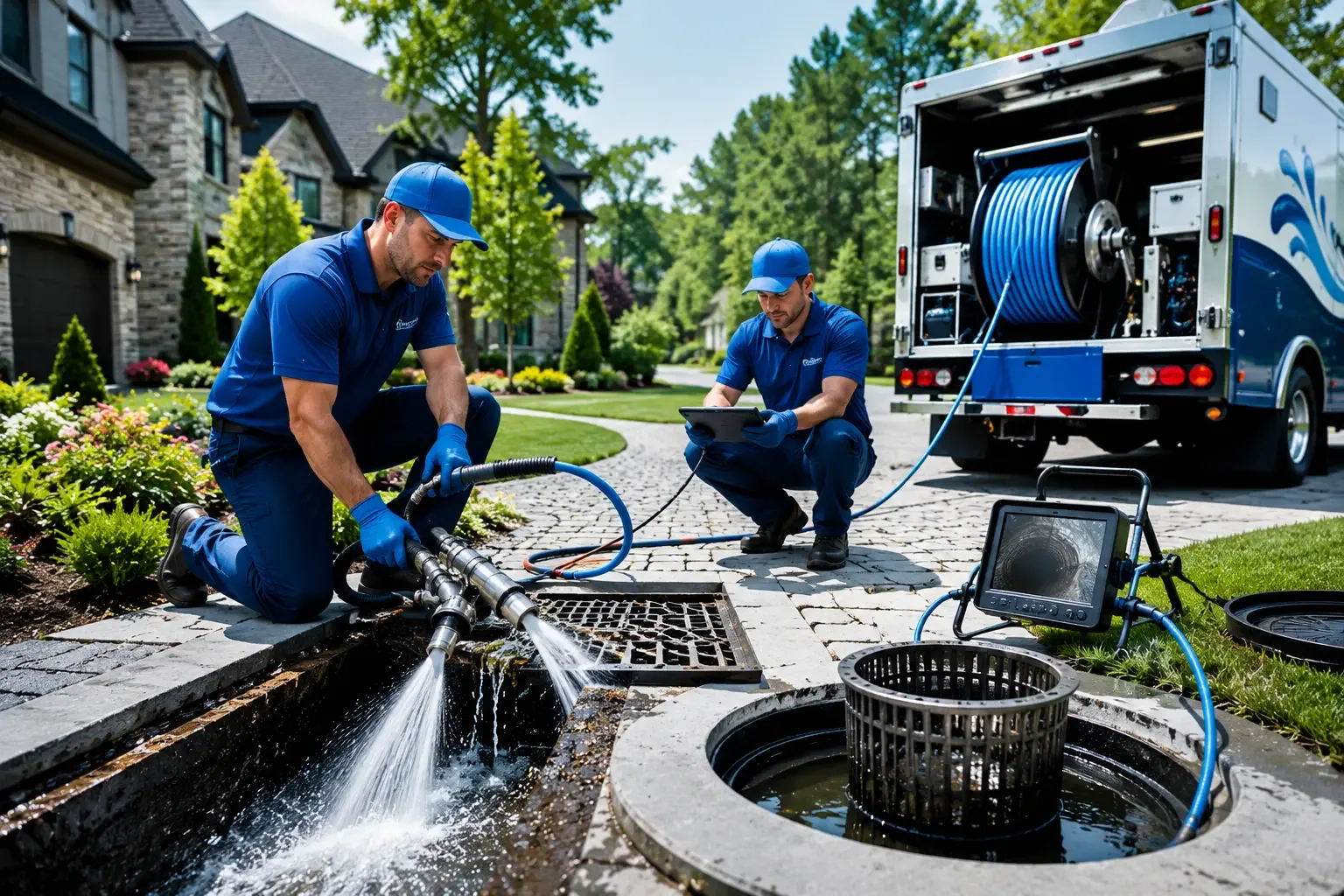 Local outdoor drain cleaning professionals in Kewadin, MI